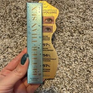 Too Faced Better Than Sex Waterproof Mascara brand new in box